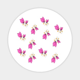 Mini Pink Rose Magnet